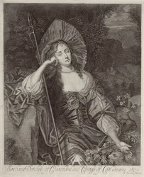 Barbara Hertogin van Cleaveland (1641-1709) als een Herderin